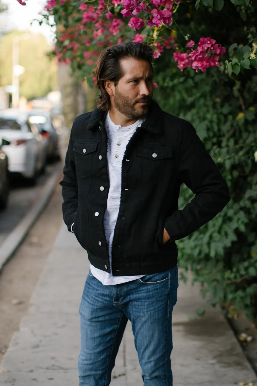 PX Sullivan Denim Aviator Jacket