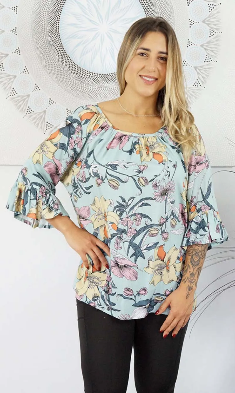 Rayon Capri Top Flemington, More Colours