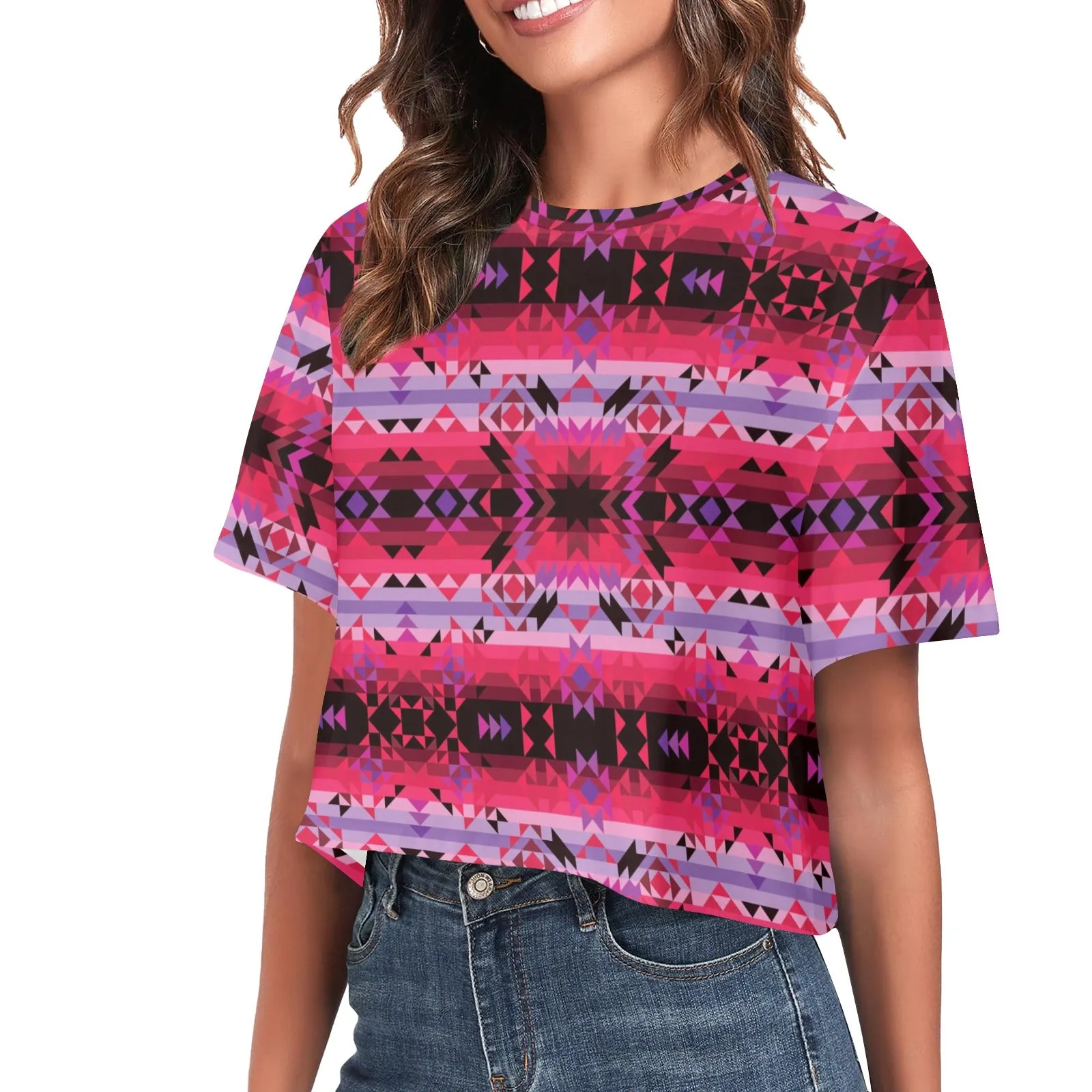Red Star Women's Cropped T-shirt