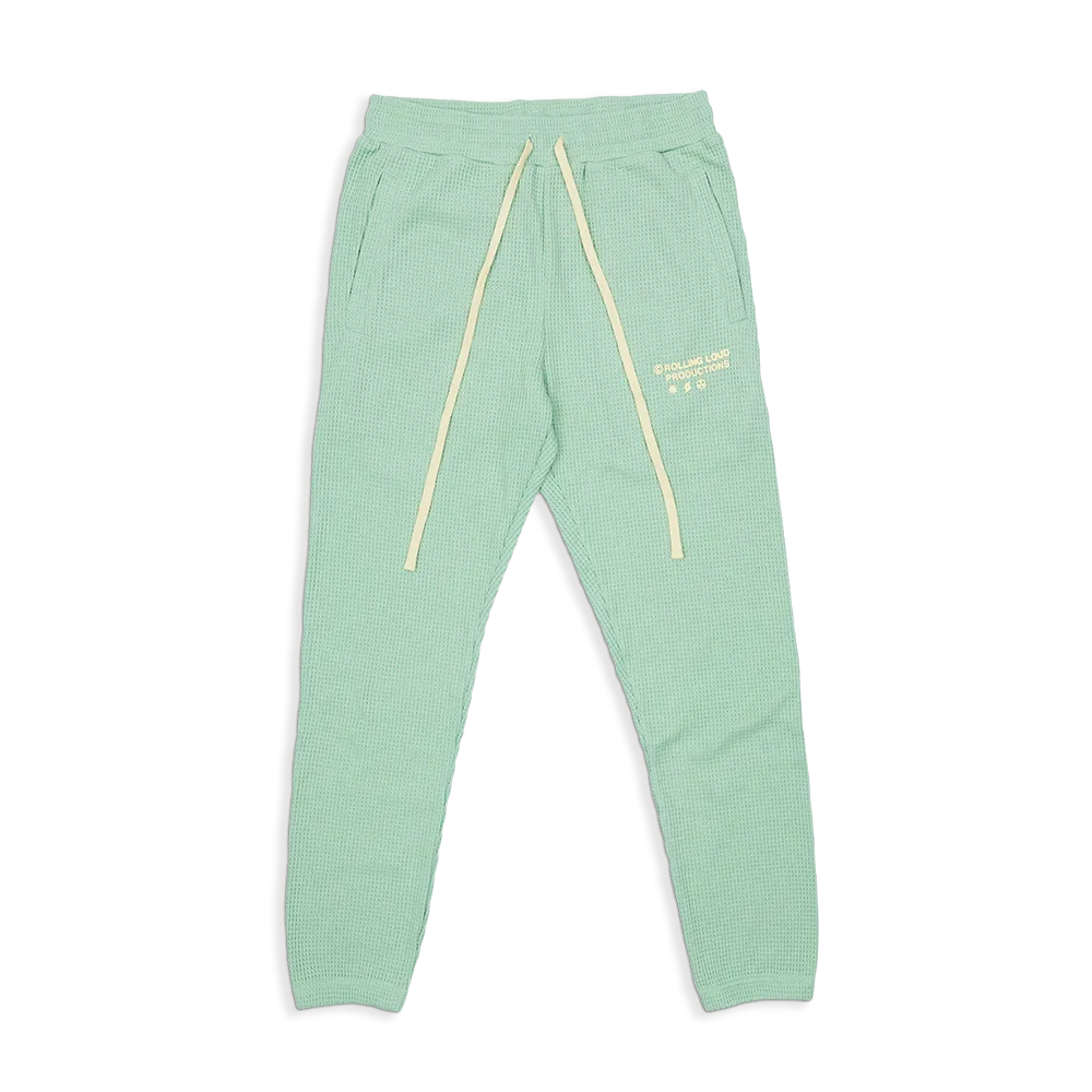 RL Productions Waffle Joggers Mint