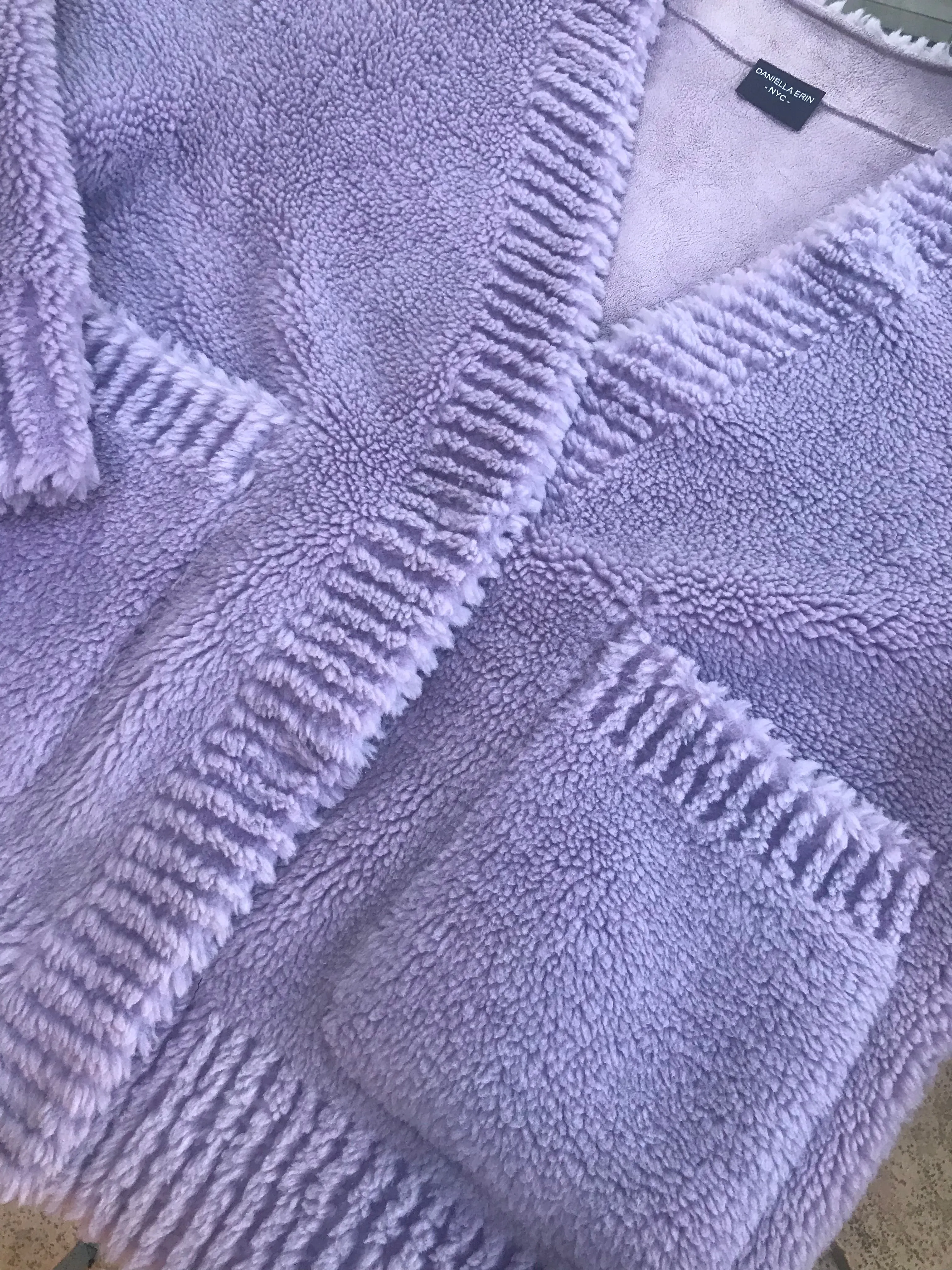 Shearling Teddy Cardigan Jacket