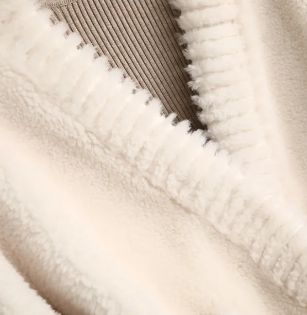 Shearling Teddy Cardigan Jacket