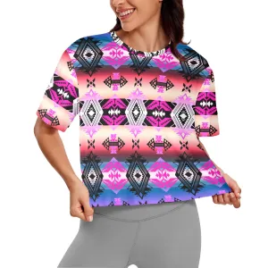 Sovereign Nation Skies Women's Cropped T-shirt