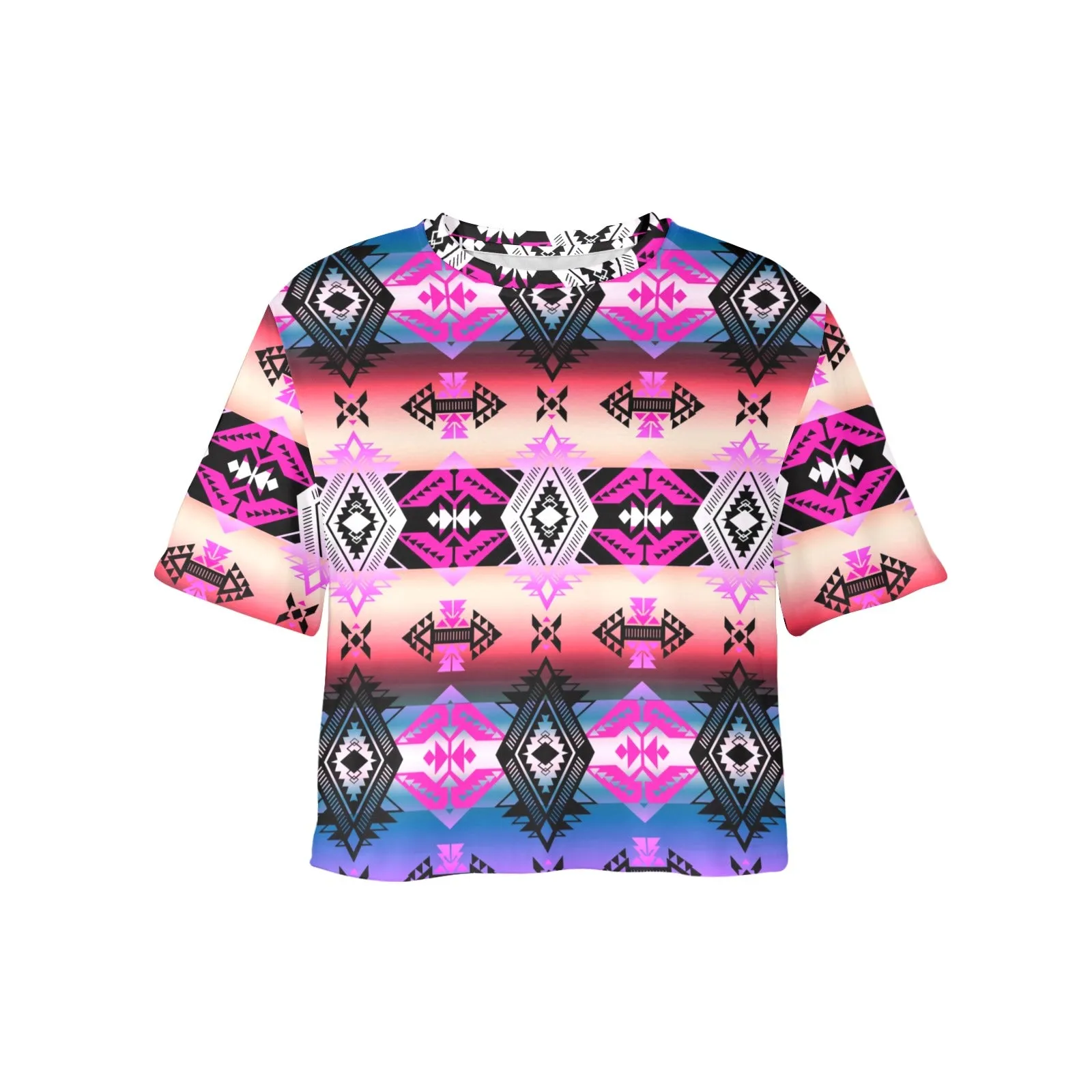 Sovereign Nation Skies Women's Cropped T-shirt