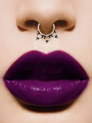 Trippy Septum Ring 19