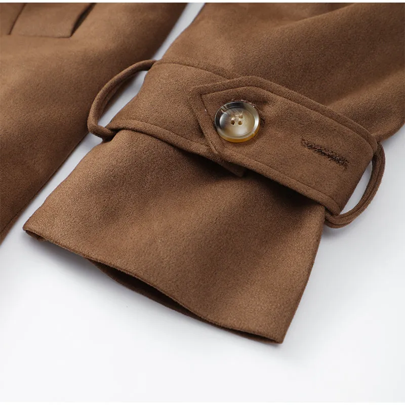 Vintage Khaki Long Coat