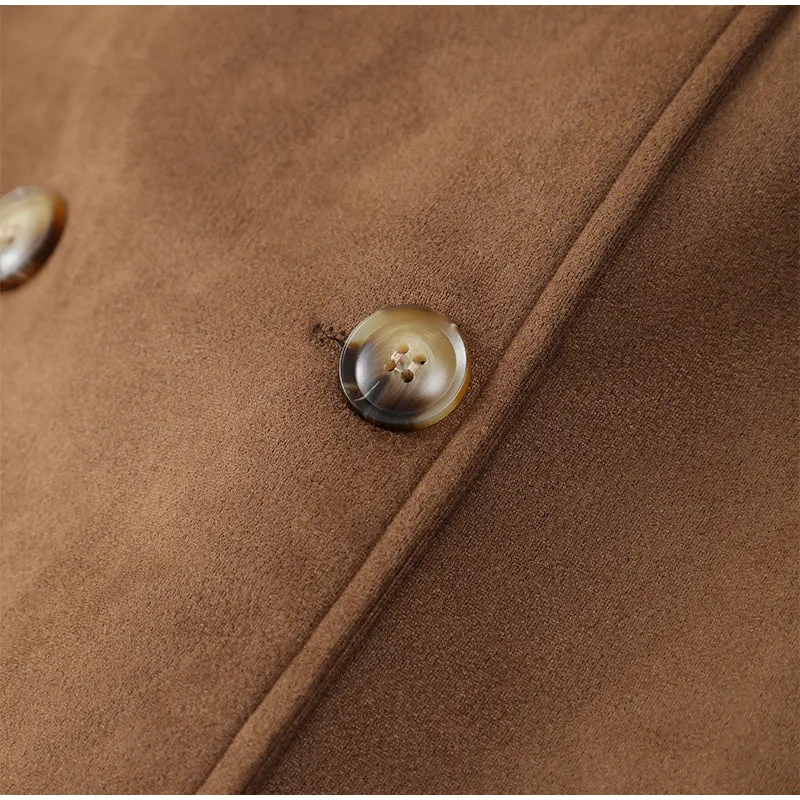 Vintage Khaki Long Coat
