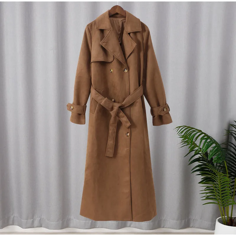 Vintage Khaki Long Coat