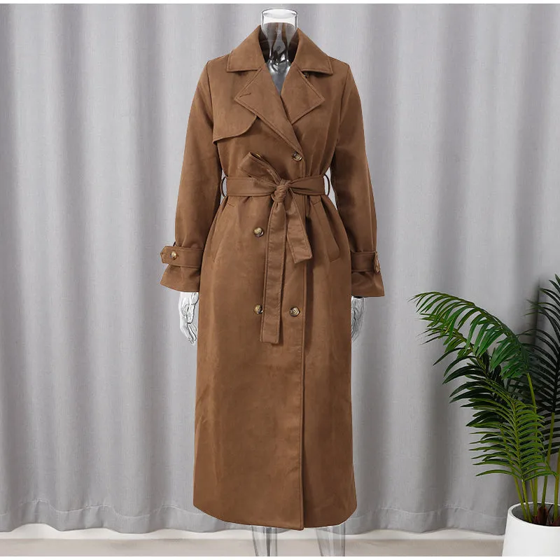 Vintage Khaki Long Coat