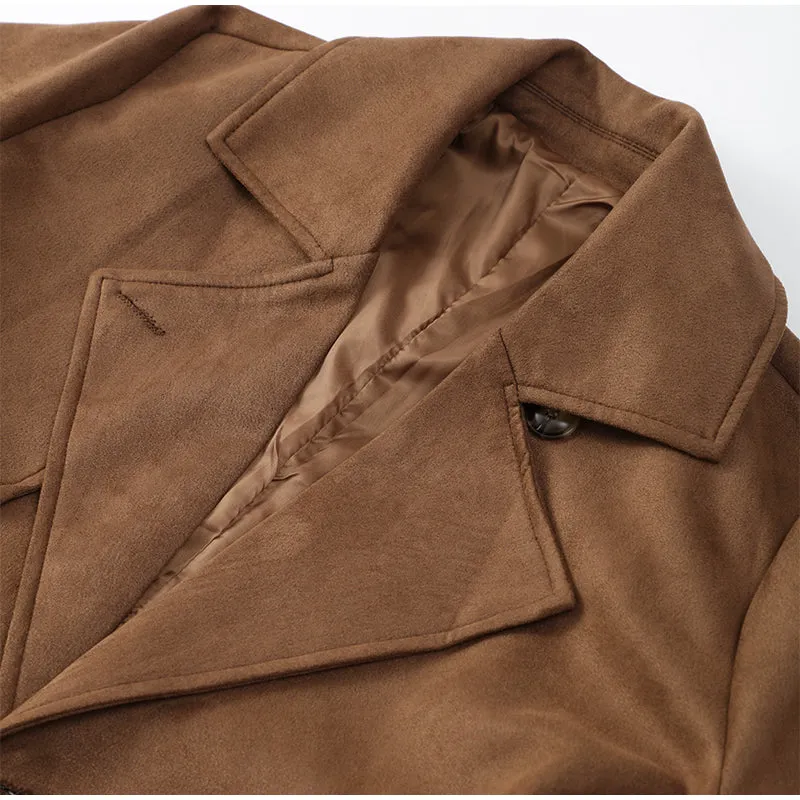 Vintage Khaki Long Coat