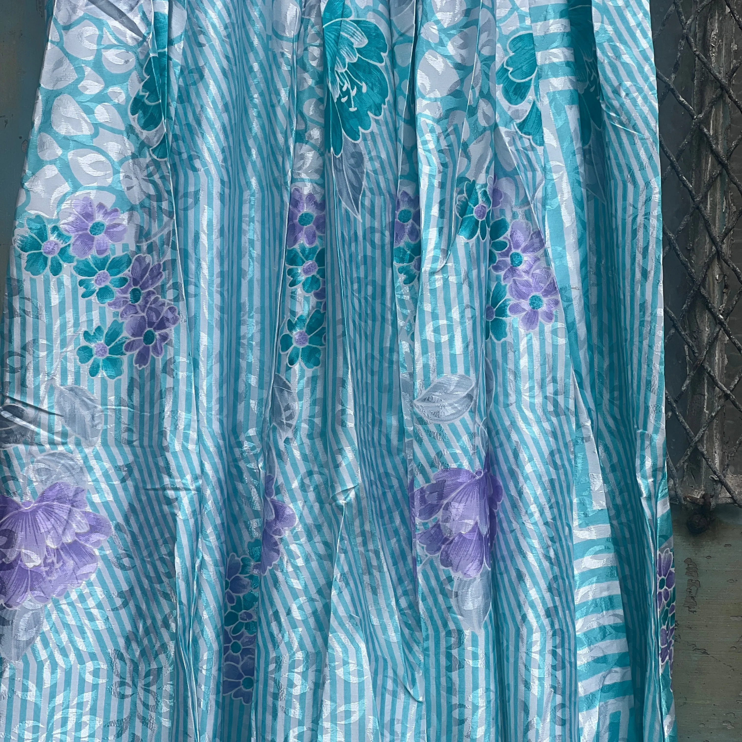 Vintage Silk Pleated Top Skirt - R