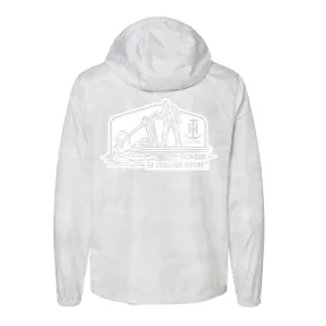 White Camo LIGHTWEIGHT WINDBREAKER JACKET
