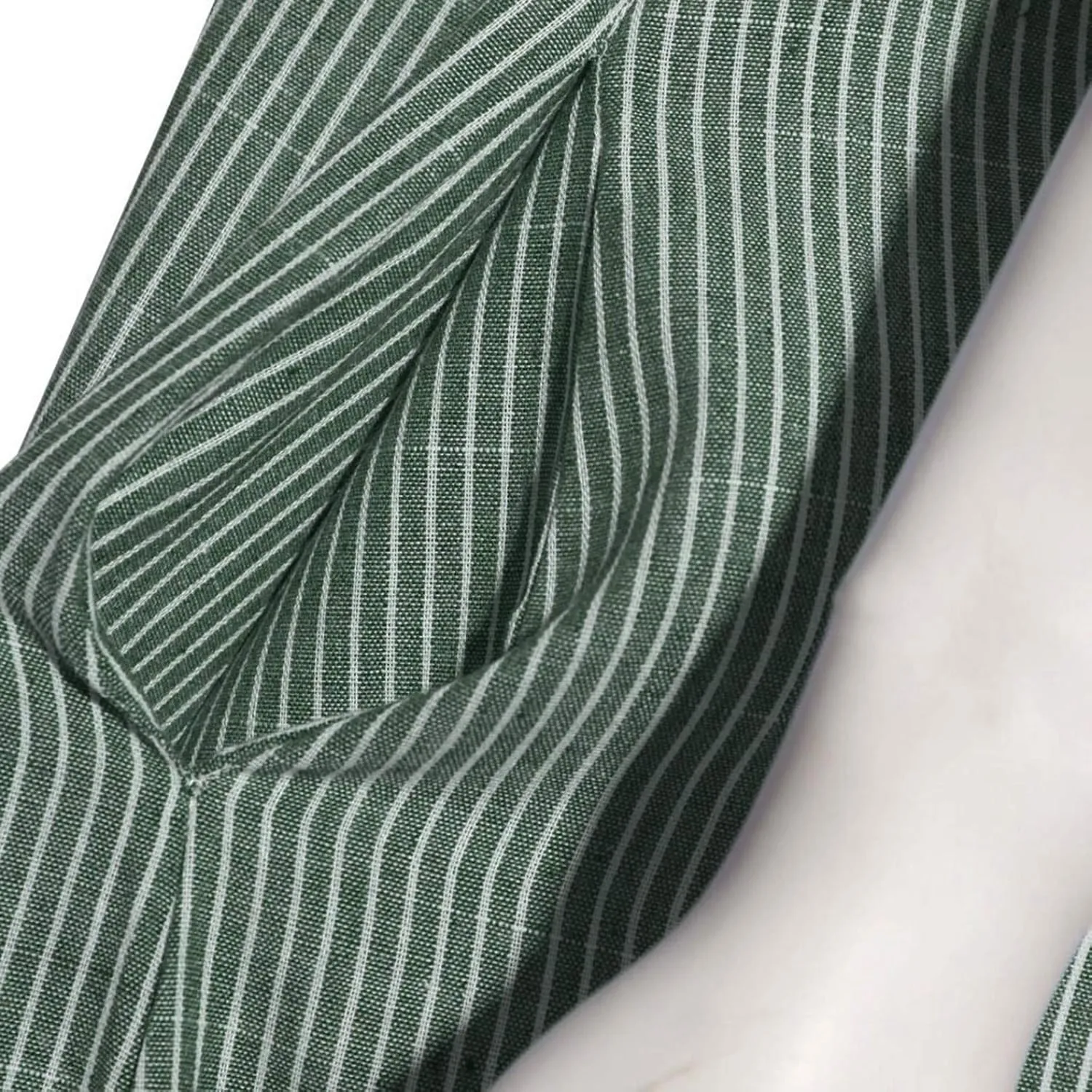 Women's Dresses Summer Casual Striped Sleeveless Round Neck Linen with Pockets Long Maxi Dress Spring, S-2XL