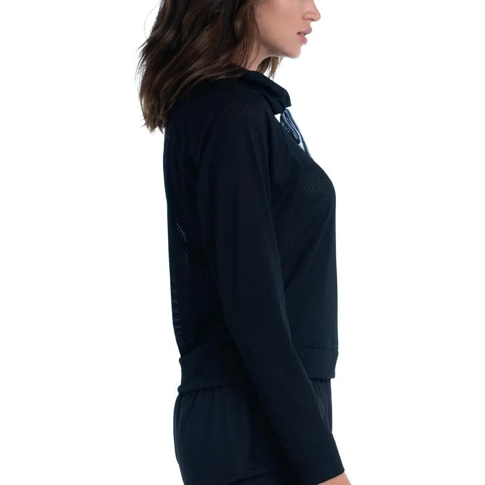 Women's High Neck Long Sleeve Tennis Pullover