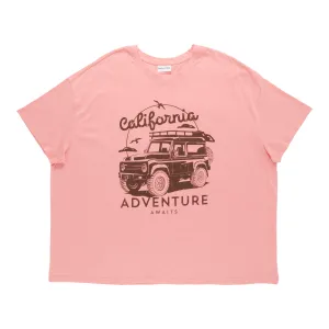Women's Plus Screen Printed Boyfriend T-Shirt